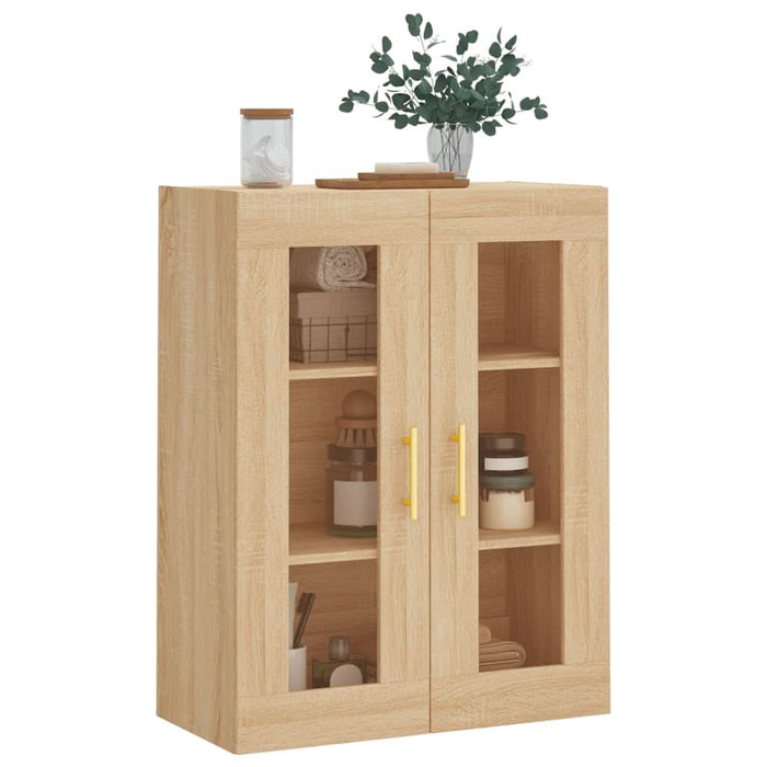 Dulap TV montat pe perete, stejar sonoma, 69,5x34x90 cm - WALTI WALTI