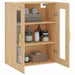 Dulap TV montat pe perete, stejar sonoma, 69,5x34x90 cm - WALTI WALTI