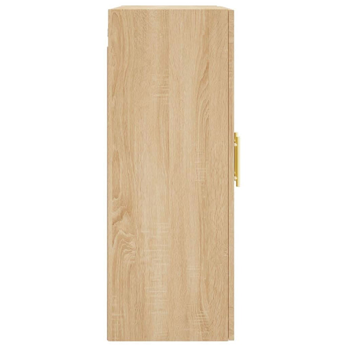 Dulap TV montat pe perete, stejar sonoma, 69,5x34x90 cm - WALTI WALTI