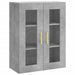 Dulap cu montaj pe perete, gri beton, 69,5x34x90 cm - WALTI WALTI