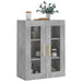 Dulap cu montaj pe perete, gri beton, 69,5x34x90 cm - WALTI WALTI