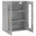 Dulap cu montaj pe perete, gri beton, 69,5x34x90 cm - WALTI WALTI