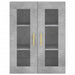 Dulap cu montaj pe perete, gri beton, 69,5x34x90 cm - WALTI WALTI