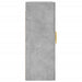 Dulap cu montaj pe perete, gri beton, 69,5x34x90 cm - WALTI WALTI