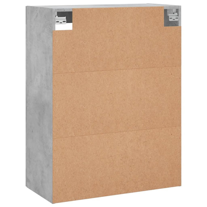 Dulap cu montaj pe perete, gri beton, 69,5x34x90 cm - WALTI WALTI