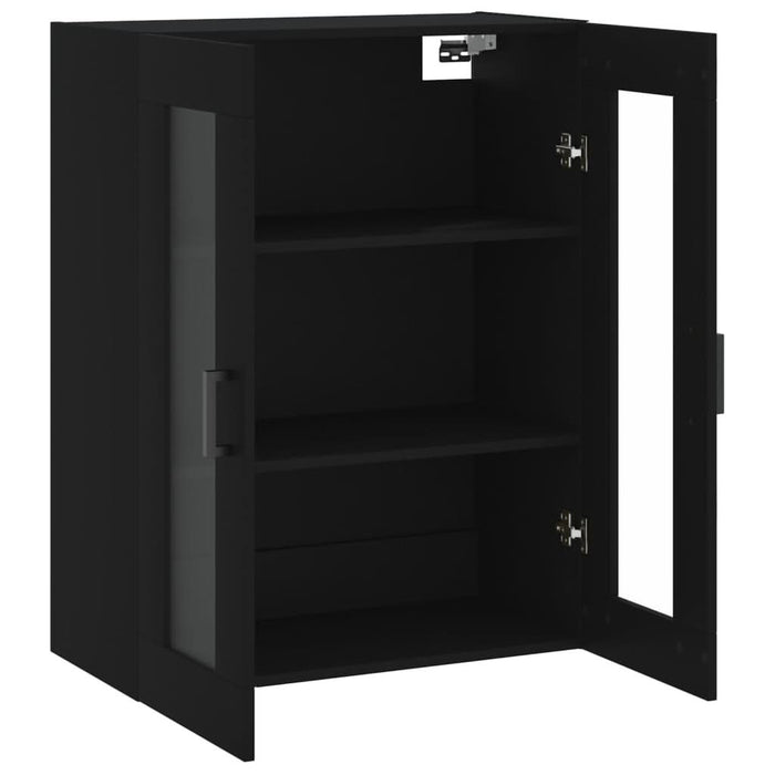 Dulap cu montaj pe perete, negru, 69,5x34x90 cm - WALTI WALTI