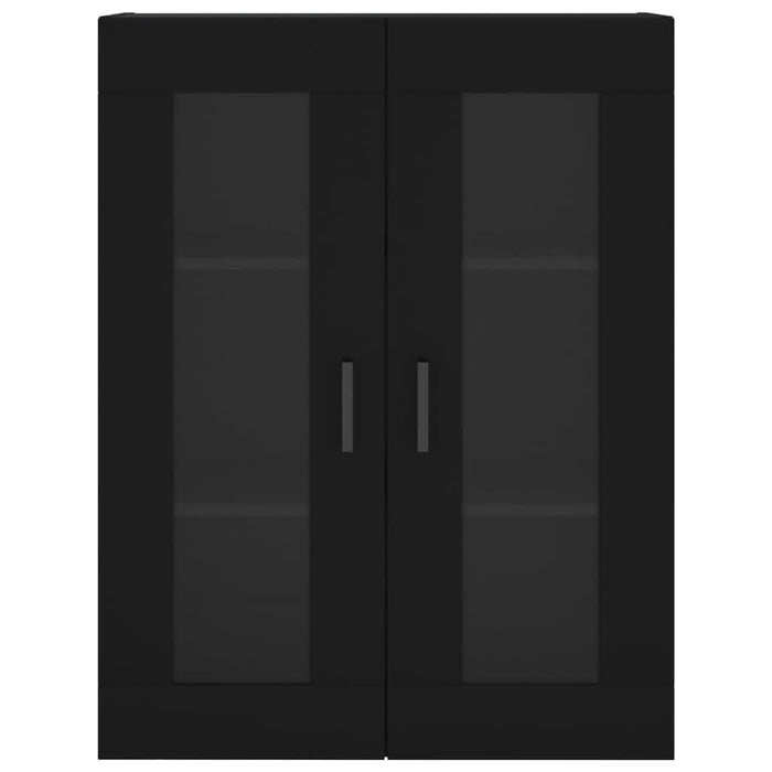 Dulap cu montaj pe perete, negru, 69,5x34x90 cm - WALTI WALTI