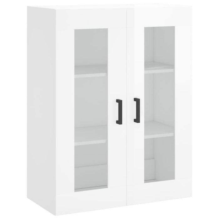 Dulap cu montaj pe perete, alb extralucios, 69,5x34x90 cm WALTI