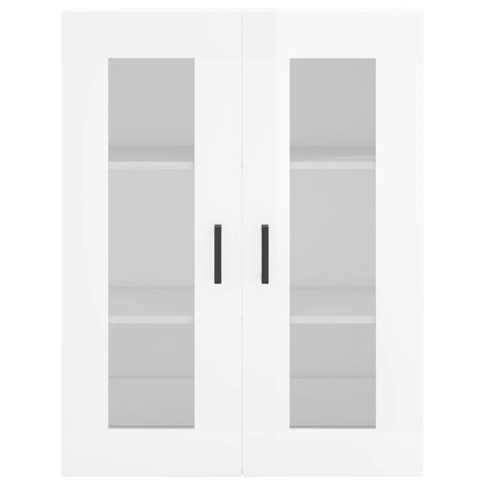 Dulap cu montaj pe perete, alb extralucios, 69,5x34x90 cm WALTI