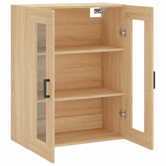 Dulap TV montat pe perete, stejar sonoma, 69,5x34x90 cm - WALTI WALTI