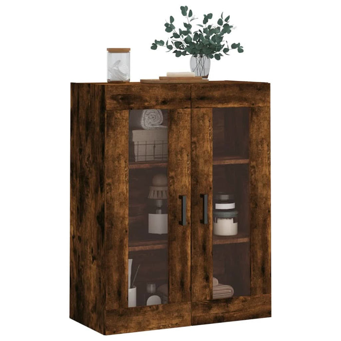 Dulap montat pe perete, stejar fumuriu, 69,5x34x90 cm - WALTI WALTI
