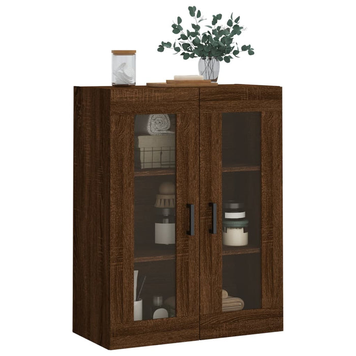 Dulap montat pe perete, stejar maro, 69,5x34x90 cm WALTI