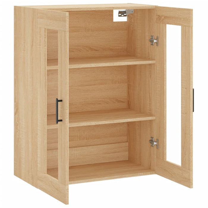 Dulap TV montat pe perete, stejar sonoma, 69,5x34x90 cm - WALTI WALTI