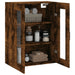 Dulap montat pe perete, stejar fumuriu, 69,5x34x90 cm - WALTI WALTI