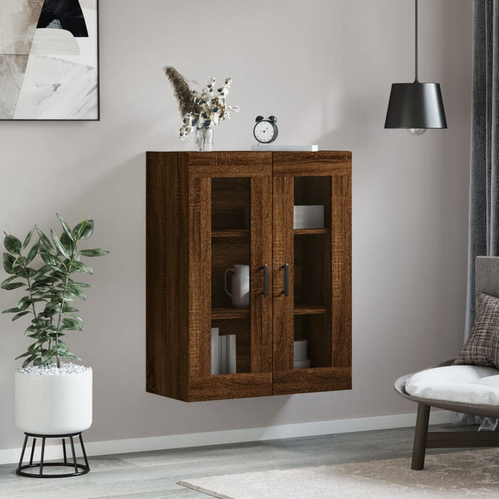 Dulap montat pe perete, stejar maro, 69,5x34x90 cm WALTI