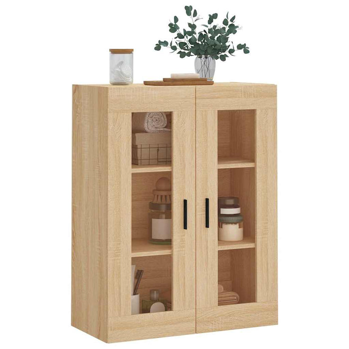 Dulap TV montat pe perete, stejar sonoma, 69,5x34x90 cm - WALTI WALTI