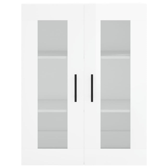 Dulap cu montaj pe perete, alb extralucios, 69,5x34x90 cm WALTI