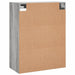 Dulap montat pe perete, gri sonoma, 69,5x34x90 cm - WALTI WALTI