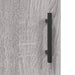 Dulap montat pe perete, gri sonoma, 69,5x34x90 cm - WALTI WALTI