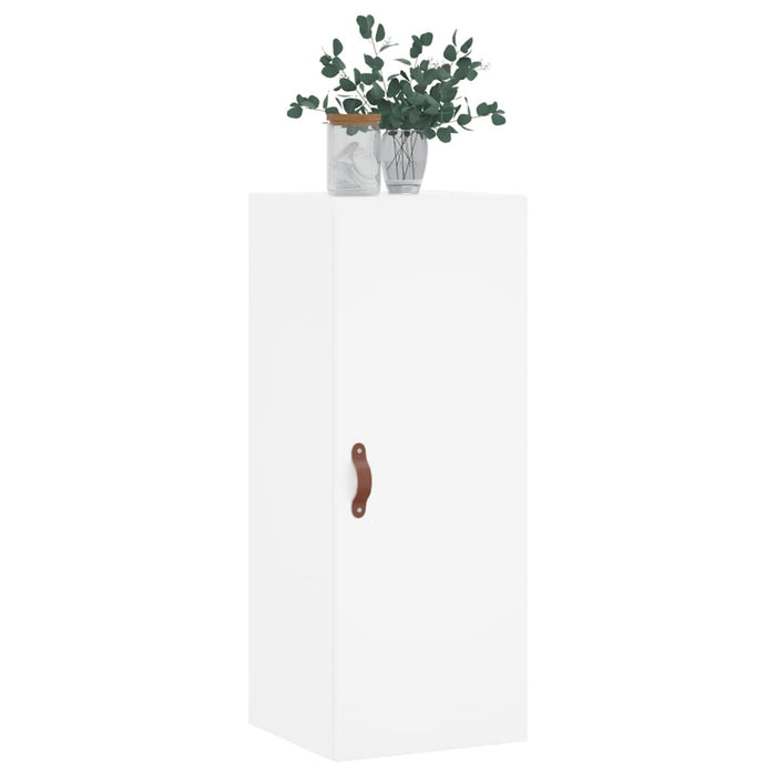 Dulap montat pe perete, alb, 34,5x34x90 cm WALTI