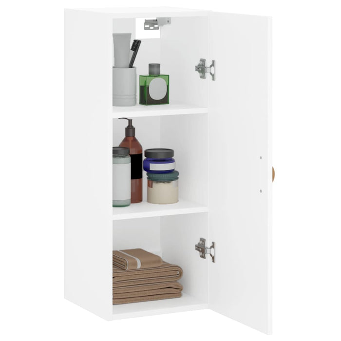 Dulap montat pe perete, alb, 34,5x34x90 cm WALTI