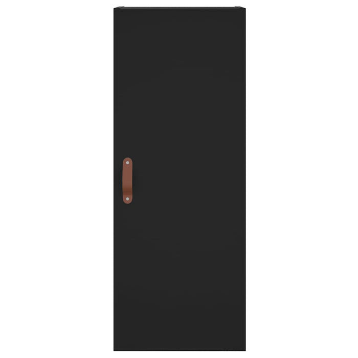 Dulap montat pe perete, negru, 34,5x34x90 cm WALTI