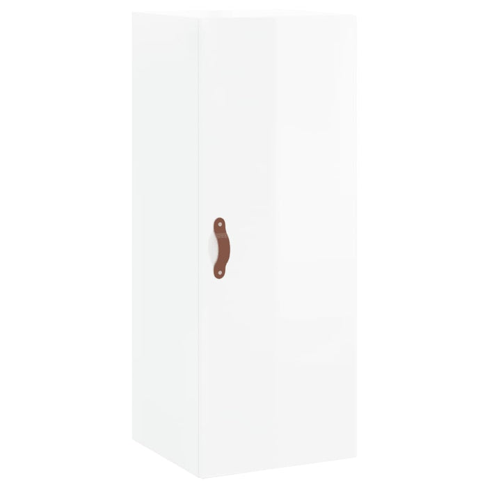 Dulap montat pe perete, alb extralucios, 34,5x34x90 cm WALTI