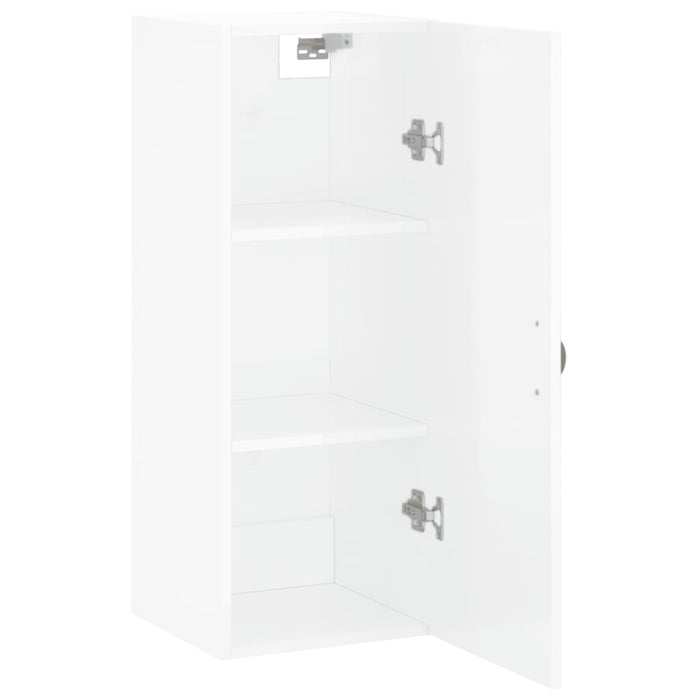 Dulap montat pe perete, alb extralucios, 34,5x34x90 cm WALTI