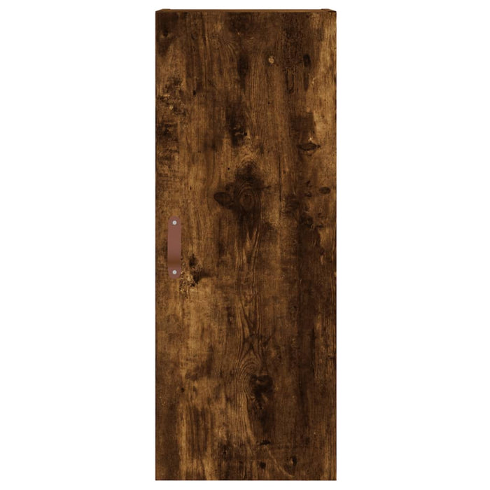 Dulap montat pe perete, stejar fumuriu, 34,5x34x90 cm WALTI