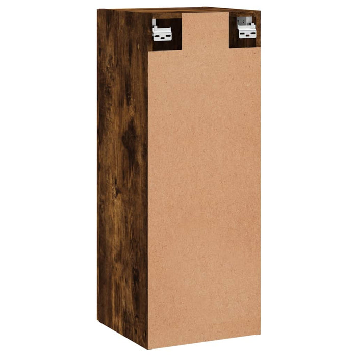 Dulap montat pe perete, stejar fumuriu, 34,5x34x90 cm WALTI