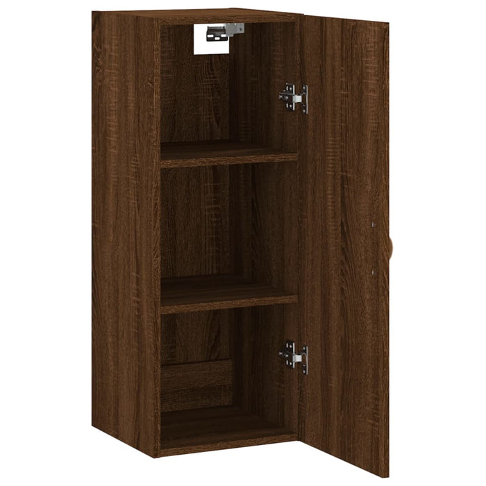 Dulap montat pe perete, stejar maro, 34,5x34x90 cm WALTI