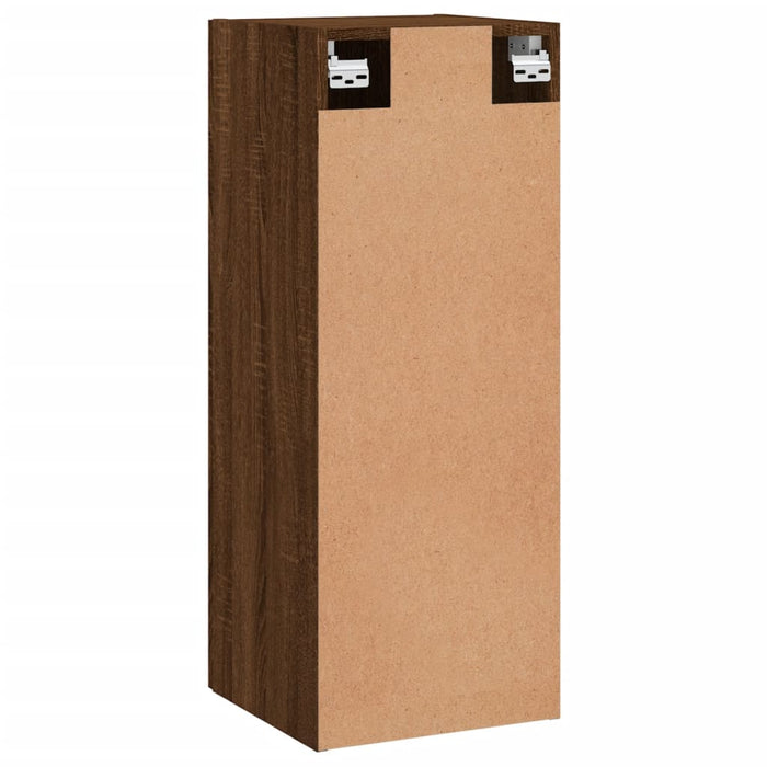 Dulap montat pe perete, stejar maro, 34,5x34x90 cm WALTI