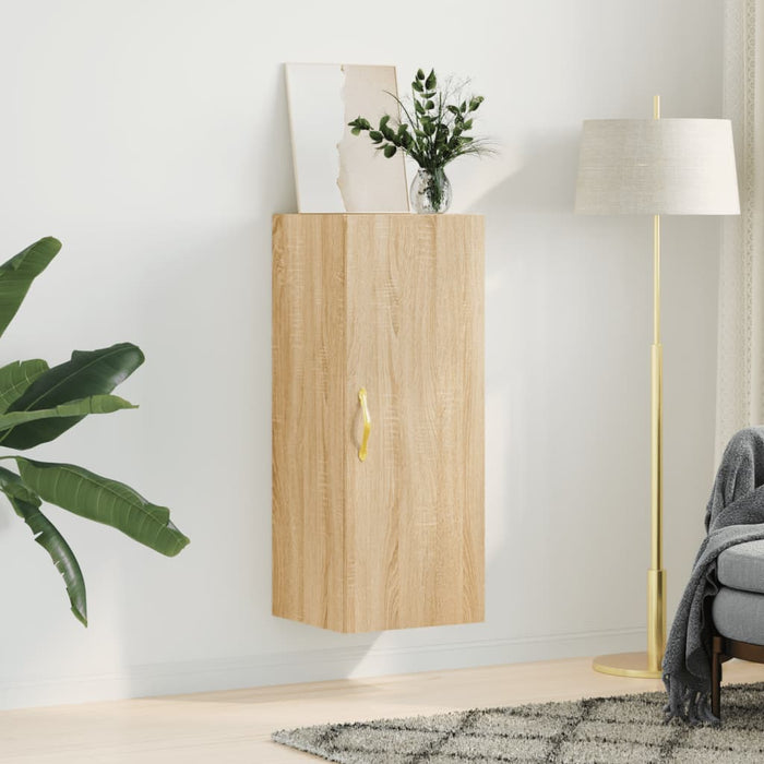 Dulap montat pe perete, stejar sonoma, 34,5x34x90 cm WALTI