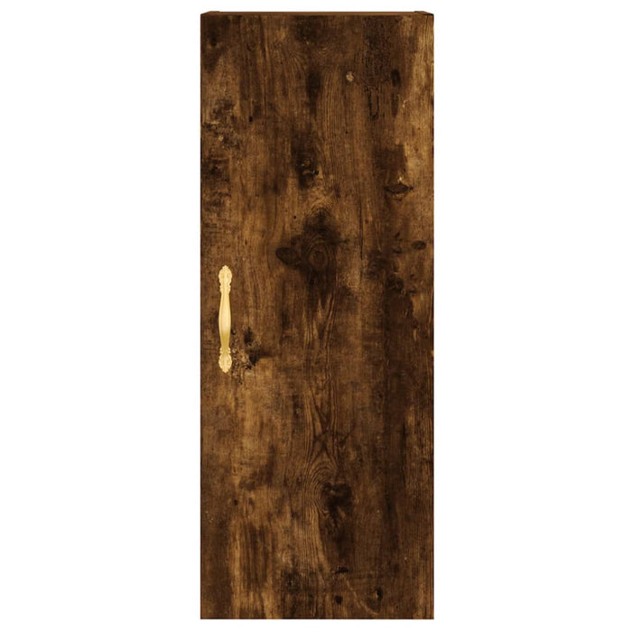 Dulap montat pe perete, stejar fumuriu, 34,5x34x90 cm WALTI