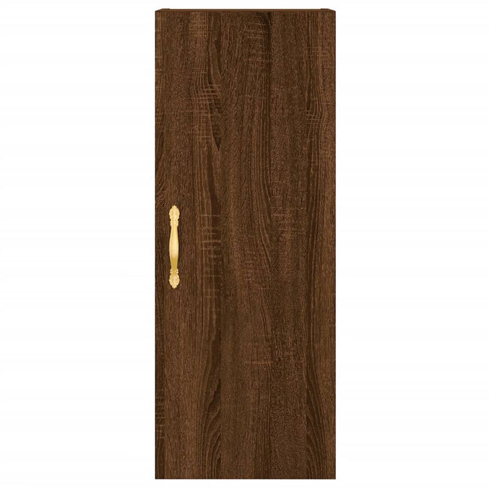 Dulap montat pe perete, stejar maro, 34,5x34x90 cm WALTI