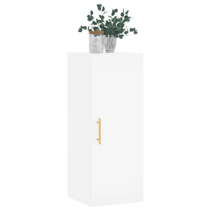Dulap montat pe perete, alb, 34,5x34x90 cm - WALTI WALTI