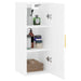 Dulap montat pe perete, alb, 34,5x34x90 cm - WALTI WALTI