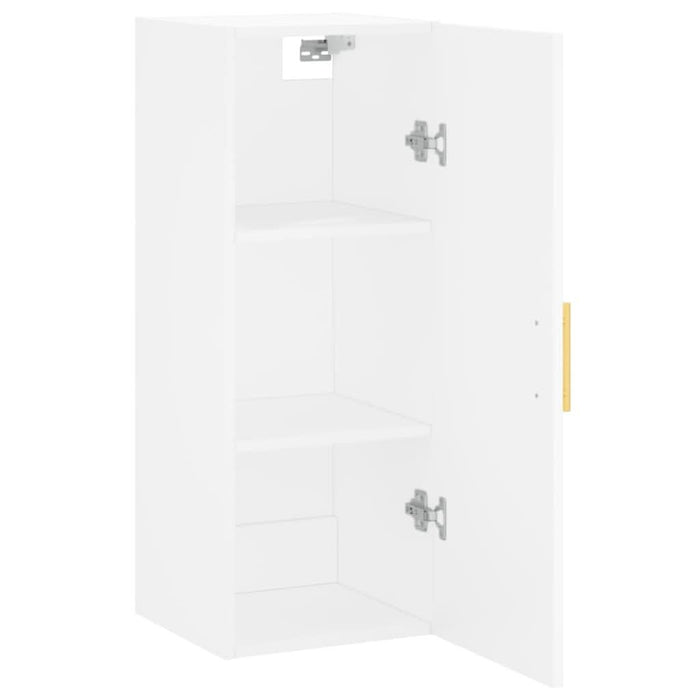 Dulap montat pe perete, alb, 34,5x34x90 cm - WALTI WALTI
