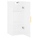 Dulap montat pe perete, alb, 34,5x34x90 cm - WALTI WALTI