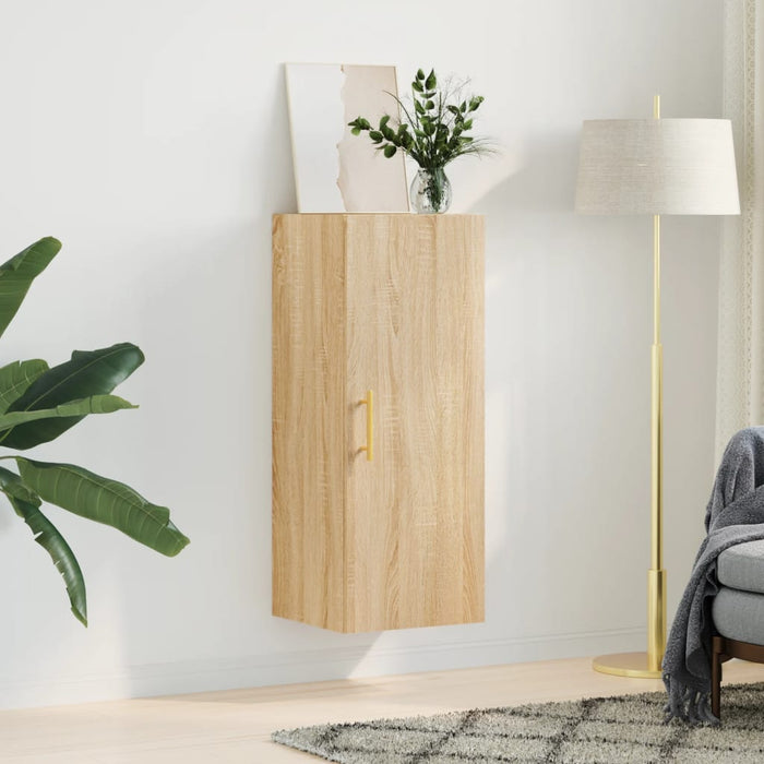 Dulap montat pe perete, stejar sonoma, 34,5x34x90 cm - WALTI WALTI