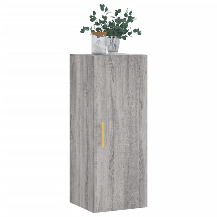 Dulap montat pe perete, gri sonoma, 34,5x34x90 cm - WALTI WALTI