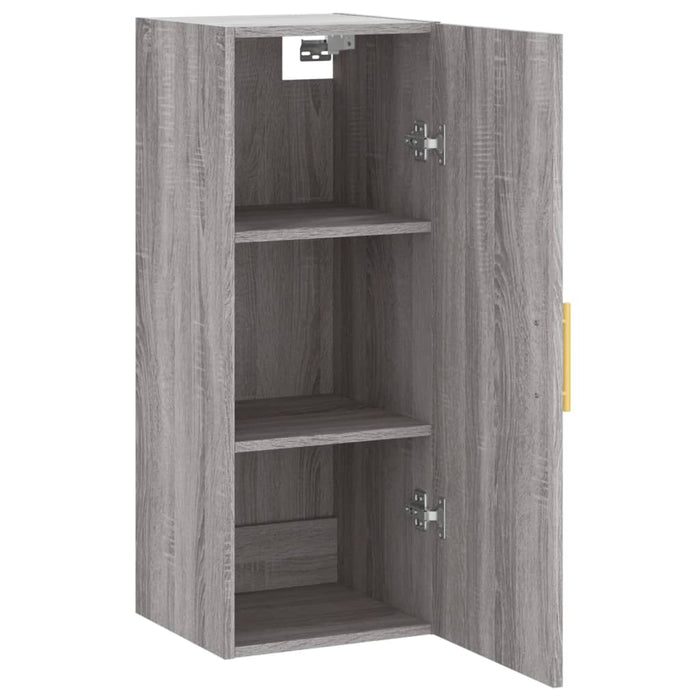 Dulap montat pe perete, gri sonoma, 34,5x34x90 cm - WALTI WALTI