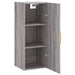 Dulap montat pe perete, gri sonoma, 34,5x34x90 cm - WALTI WALTI