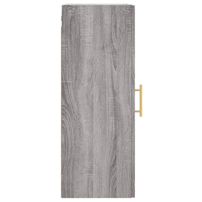 Dulap montat pe perete, gri sonoma, 34,5x34x90 cm - WALTI WALTI