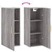 Dulap montat pe perete, gri sonoma, 34,5x34x90 cm - WALTI WALTI