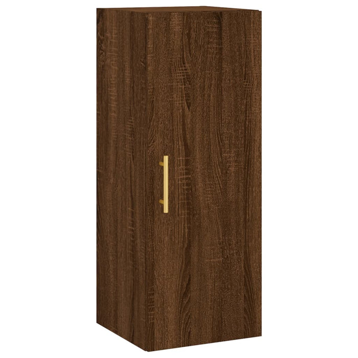 Dulap montat pe perete, stejar maro, 34,5x34x90 cm WALTI