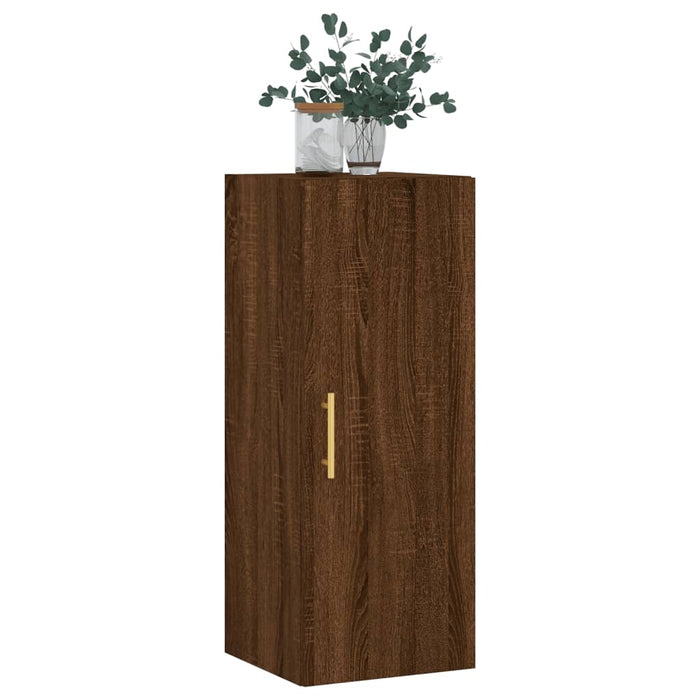 Dulap montat pe perete, stejar maro, 34,5x34x90 cm WALTI