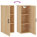 Dulap montat pe perete, stejar sonoma, 34,5x34x90 cm - WALTI WALTI