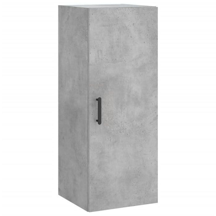 Dulap montat pe perete, gri beton, 34,5x34x90 cm - WALTI WALTI