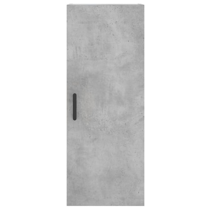 Dulap montat pe perete, gri beton, 34,5x34x90 cm - WALTI WALTI